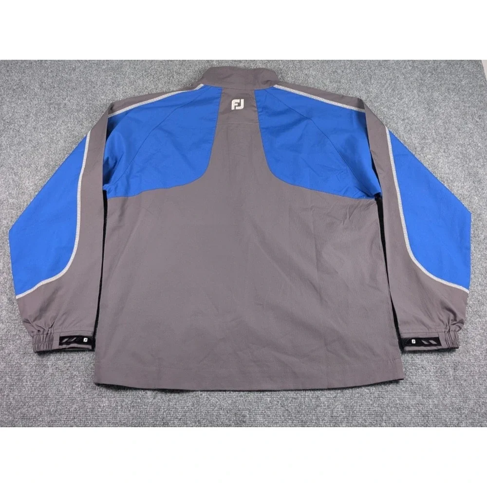 FootJoy Sport Golf Windshirt Mens‎ Medium Gray Blue Golf Performance Lightweight